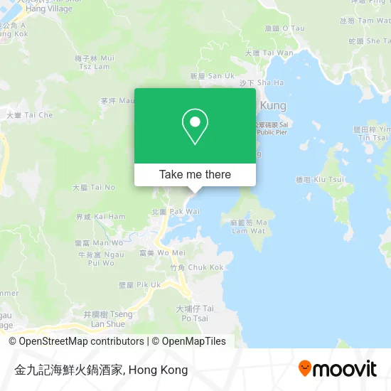 金九記海鮮火鍋酒家地圖