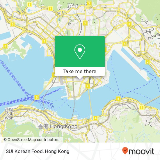 SUI Korean Food map