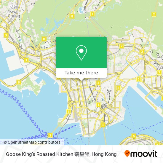 Goose King’s Roasted Kitchen 鵝皇館 map