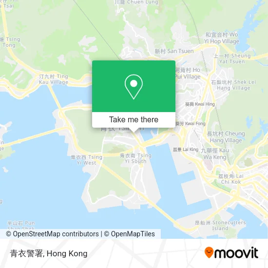 青衣警署地圖