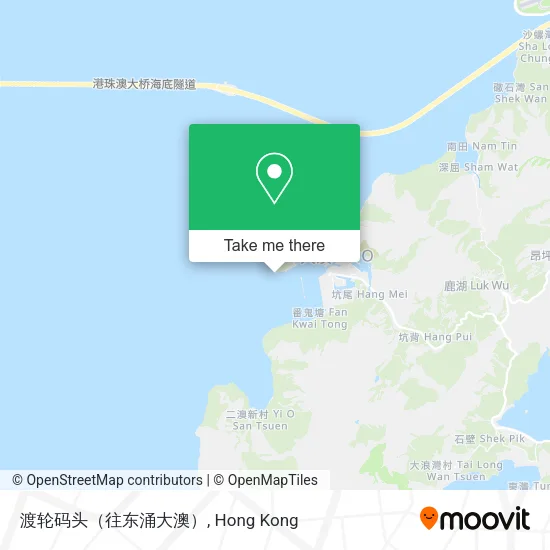 渡轮码头（往东涌大澳）地圖