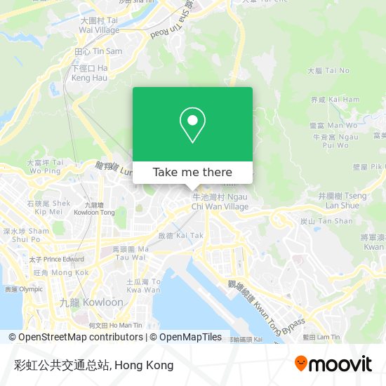 彩虹公共交通总站 map