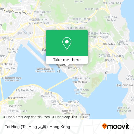 Tai Hing (Tai Hing 太興) map