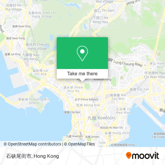石硖尾街市地圖