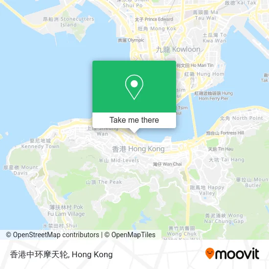 香港中环摩天轮地圖