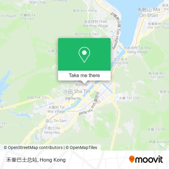 禾輋巴士总站地圖