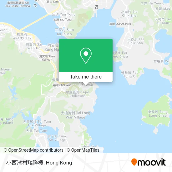 小西湾村瑞隆楼地圖