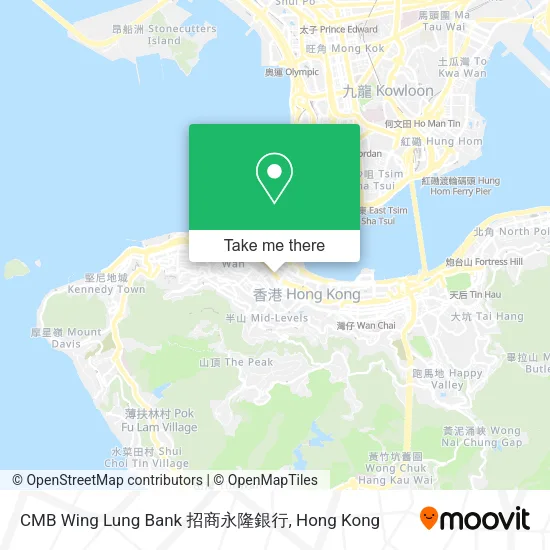 CMB Wing Lung Bank 招商永隆銀行地圖