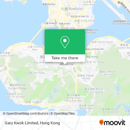 Gary Kwok Limited map