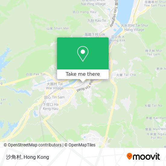 沙角村 map