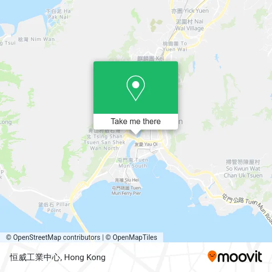 恒威工業中心地圖