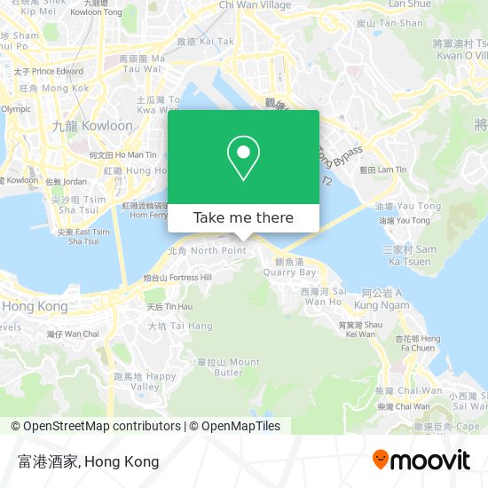 富港酒家 map
