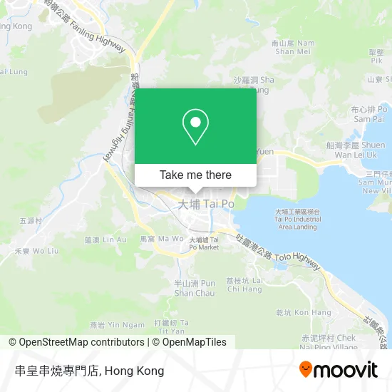 串皇串燒專門店 map
