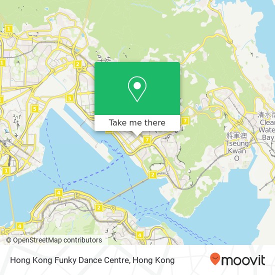 Hong Kong Funky Dance Centre map