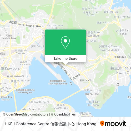 HKEJ Conference Centre 信報會議中心地圖