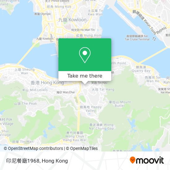 印尼餐廳1968 map