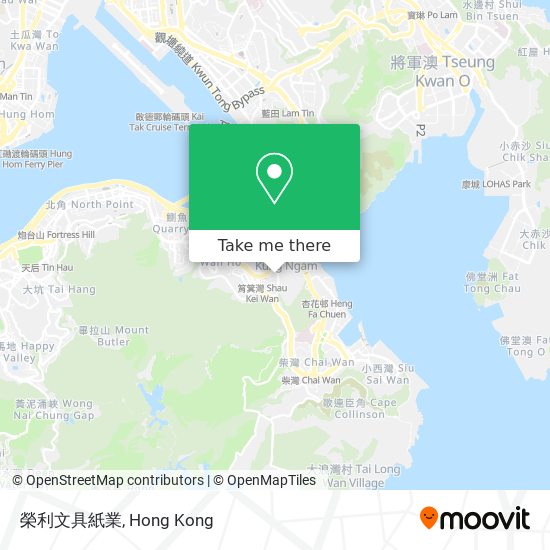 榮利文具紙業地圖