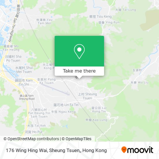 176 Wing Hing Wai, Sheung Tsuen, map
