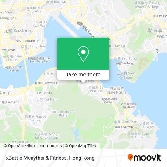 xBattle Muaythai & Fitness map