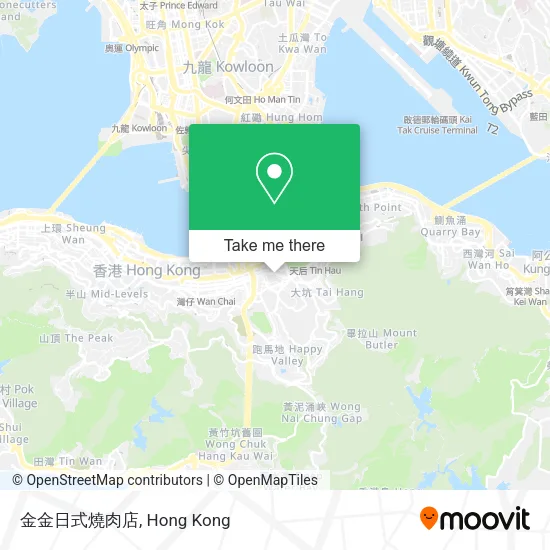 金金日式燒肉店地圖