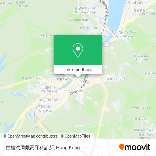 鍾桂洪周獻高牙科診所 map