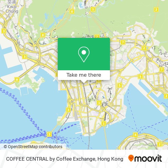 COFFEE CENTRAL by Coffee Exchange map