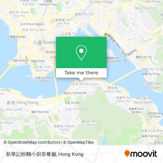 新華記粉麵小廚茶餐廳 map