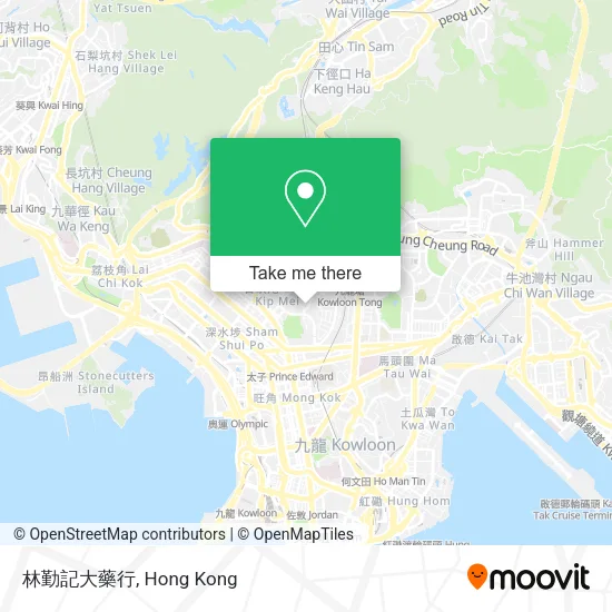 林勤記大藥行地圖