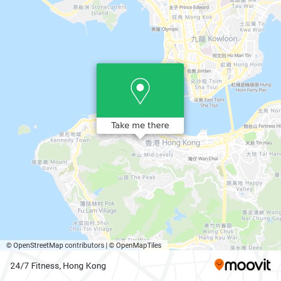 24/7 Fitness map