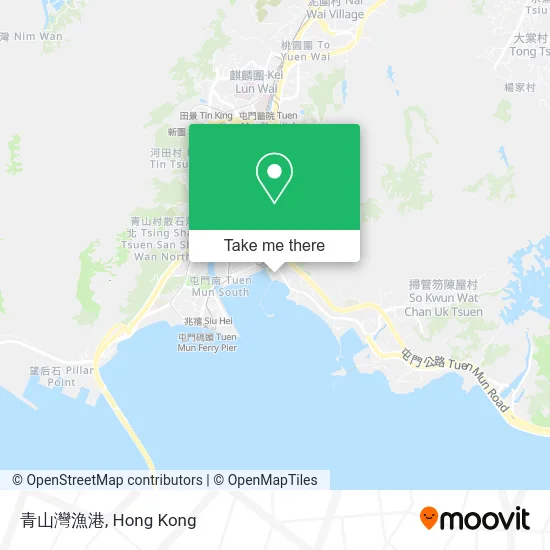 青山灣漁港 map