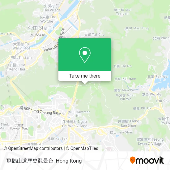 飛鵝山道歷史觀景台 map