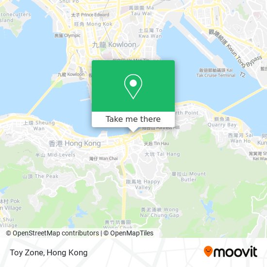 Toy Zone map
