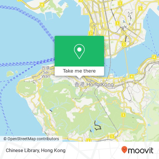 Chinese Library map