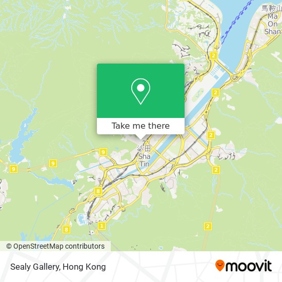 Sealy Gallery map