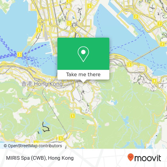MIRIS Spa (CWB) map