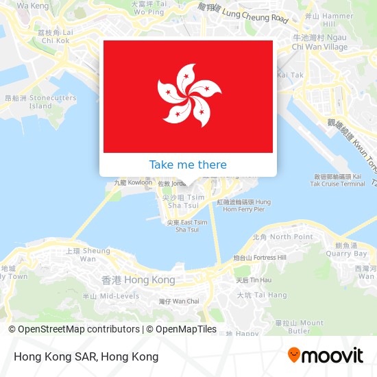 Hong Kong SAR map