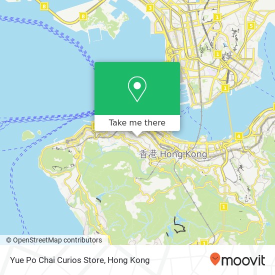 Yue Po Chai Curios Store map