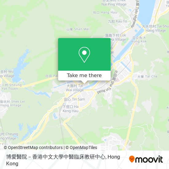 博愛醫院－香港中文大學中醫臨床教研中心 map