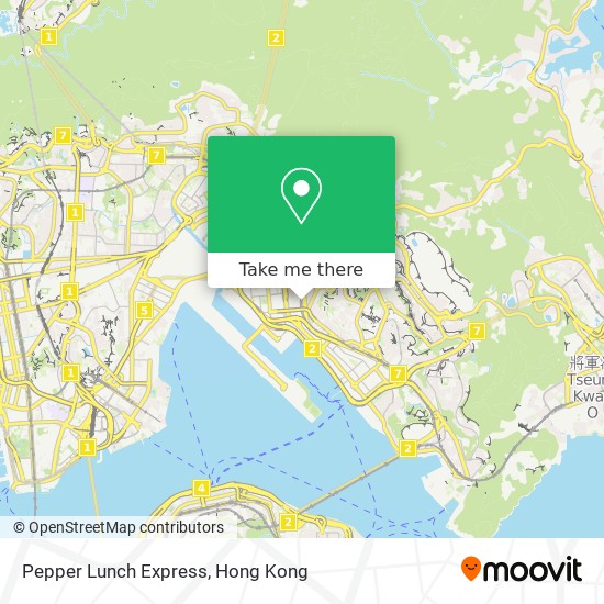 Pepper Lunch Express map