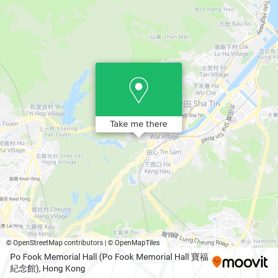 Po Fook Memorial Hall map