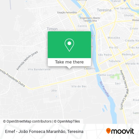 Emef - João Fonseca Maranhão map