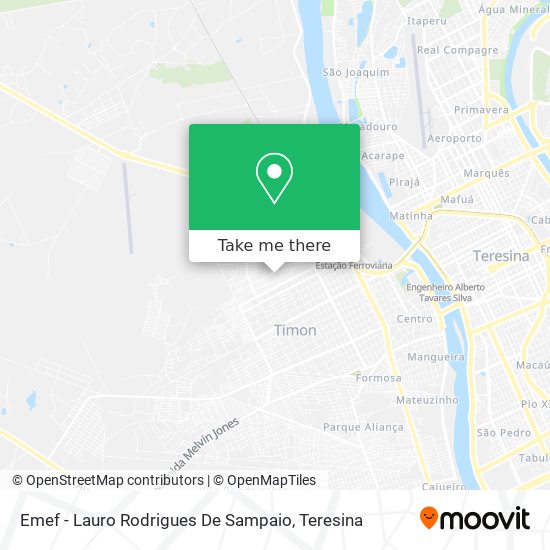 Emef - Lauro Rodrigues De Sampaio map