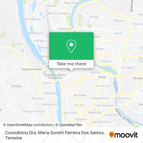 Consultório Dra. Maria Goretti Ferreira Dos Santos map