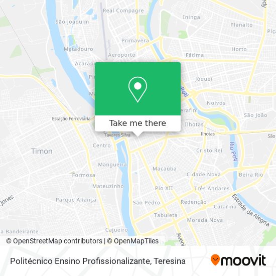 Politécnico Ensino Profissionalizante map