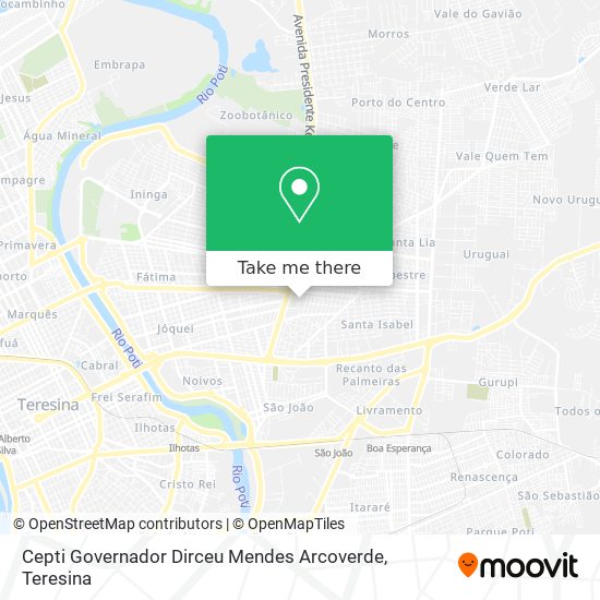 Cepti Governador Dirceu Mendes Arcoverde map