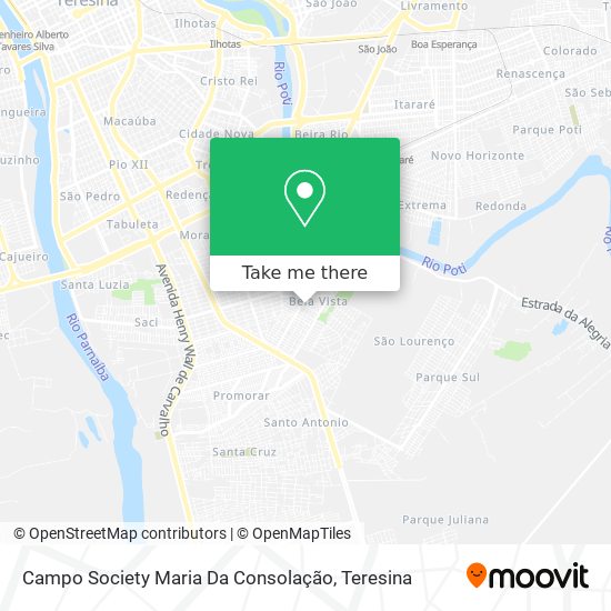 Campo Society Maria Da Consolação map
