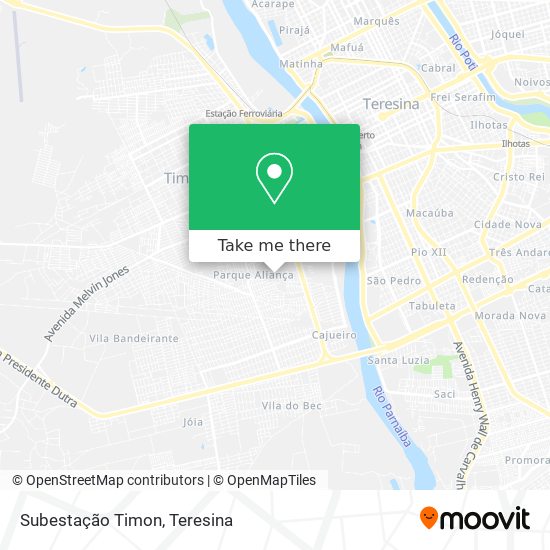 Subestação Timon map