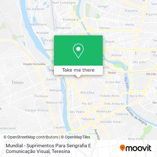 Mundial - Suprimentos Para Serigrafia E Comunicação Visual map