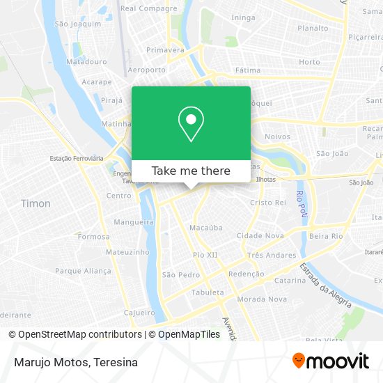 Marujo Motos map