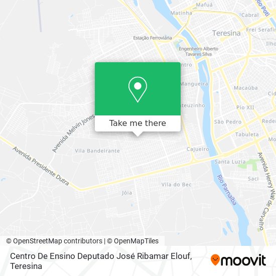 Centro De Ensino Deputado José Ribamar Elouf map